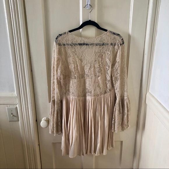 Free People Lace Dress - Bell Sleeves - Picture 12 of 12